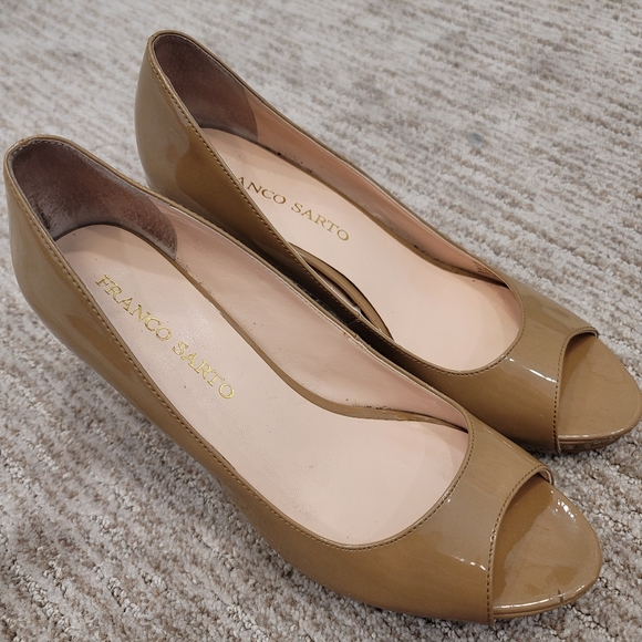 Franco Sarto Yelena Peep Toe Heels - Picture 2 of 14